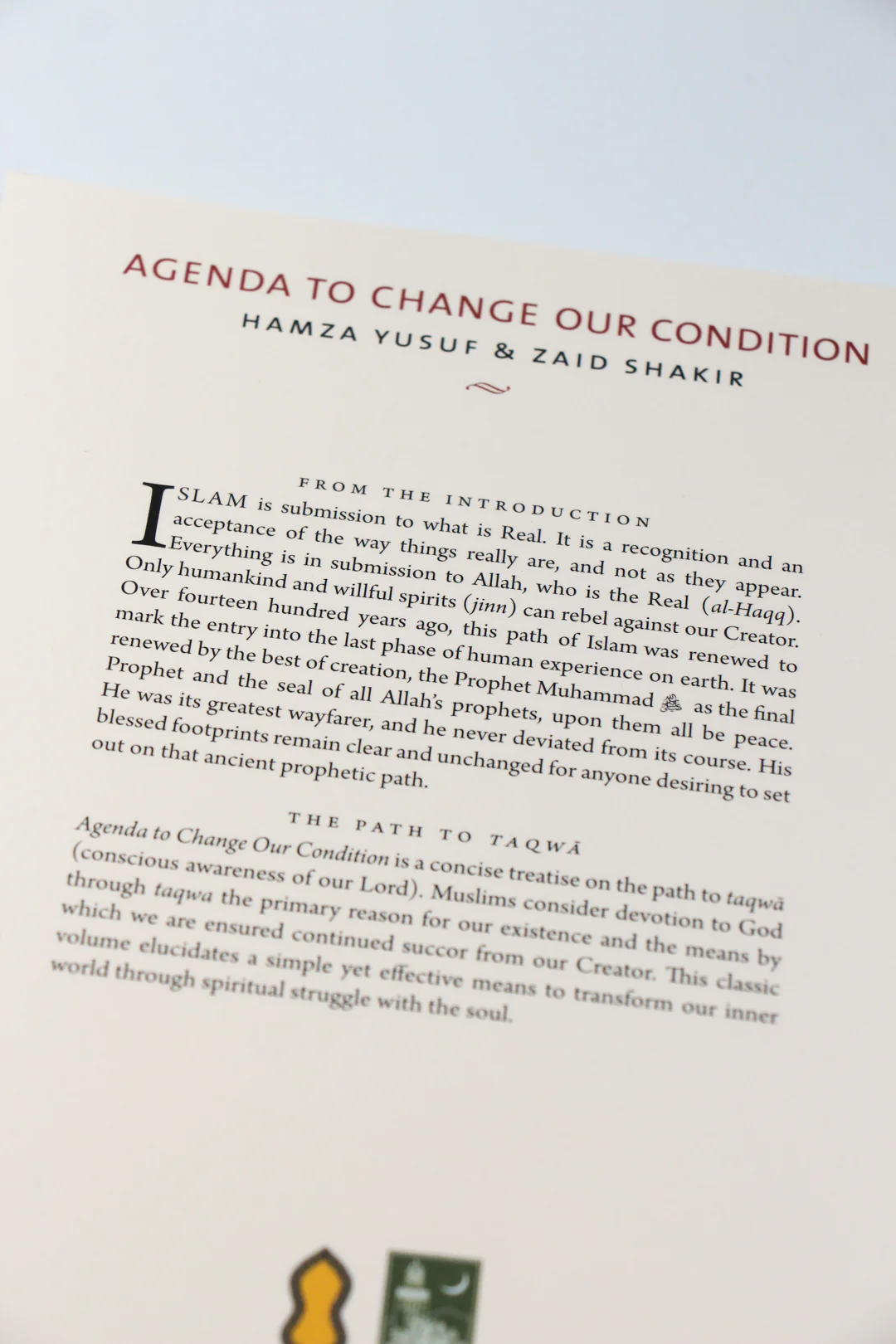 Agenda to Change Our Condition by Hamza Yusuf & Zaid Shakir - Image 4