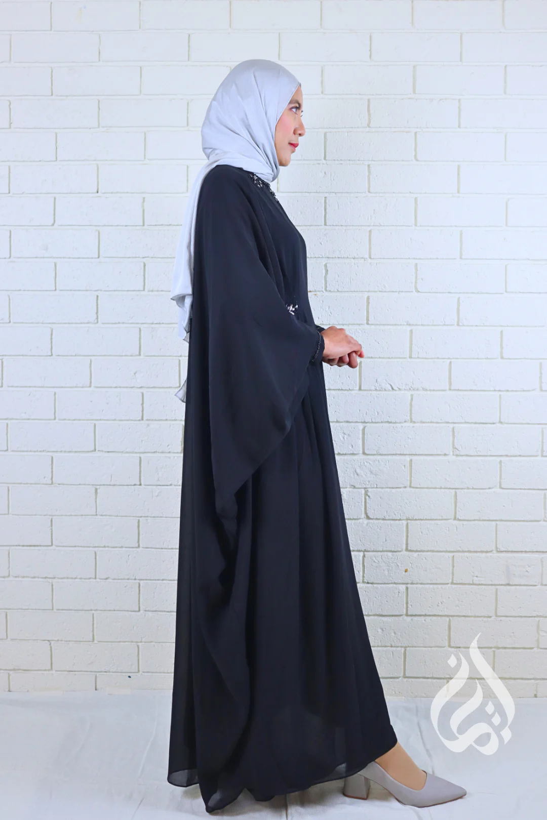 Bella Kaftan - Black - Image 6