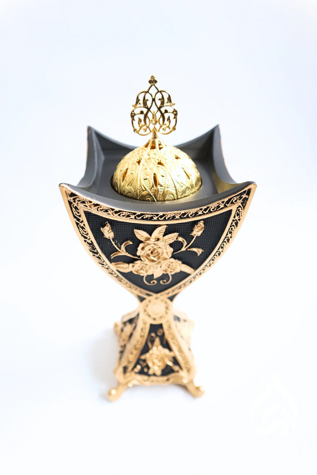 Bukhoor Burner - Black & Gold - Image 3