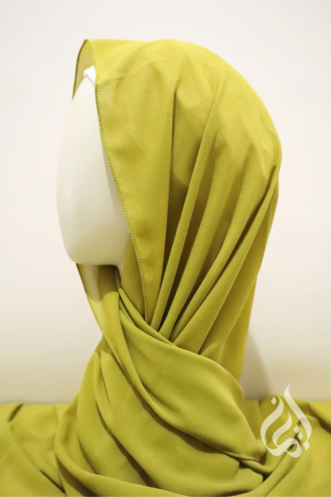 Chiffon Crepe Scarf - Rectangle (Blues & Greens) - Image 7