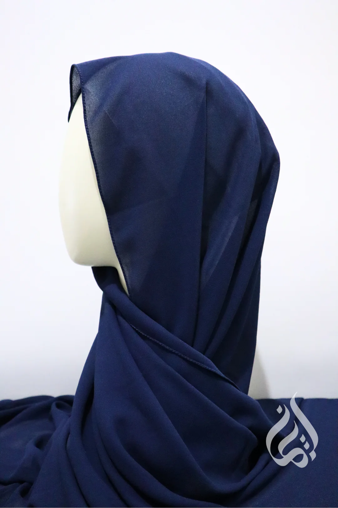 Chiffon Crepe Scarf - Rectangle (Blues & Greens) - Image 9