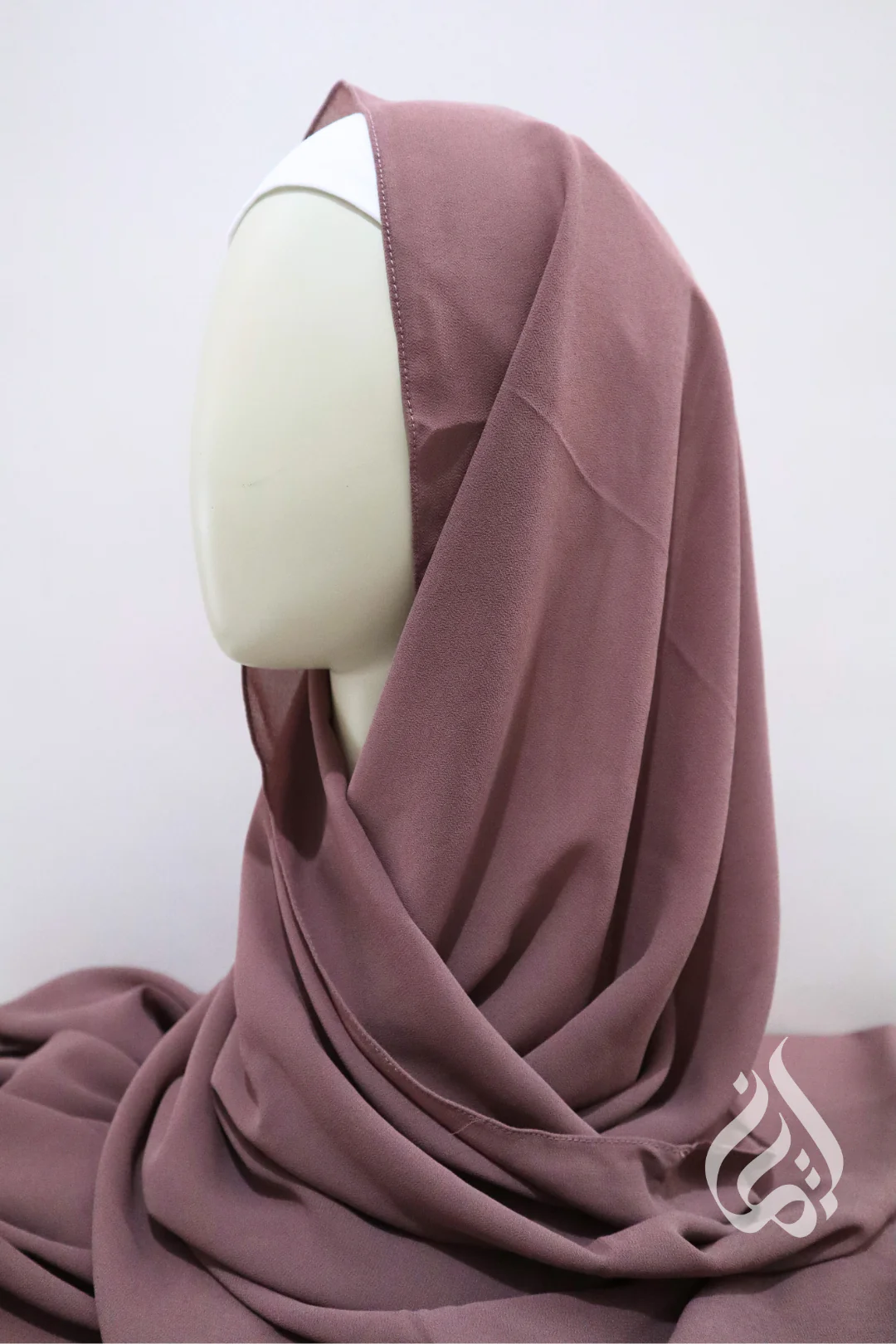 Chiffon Crepe Scarf - Rectangle (Browns) - Image 4