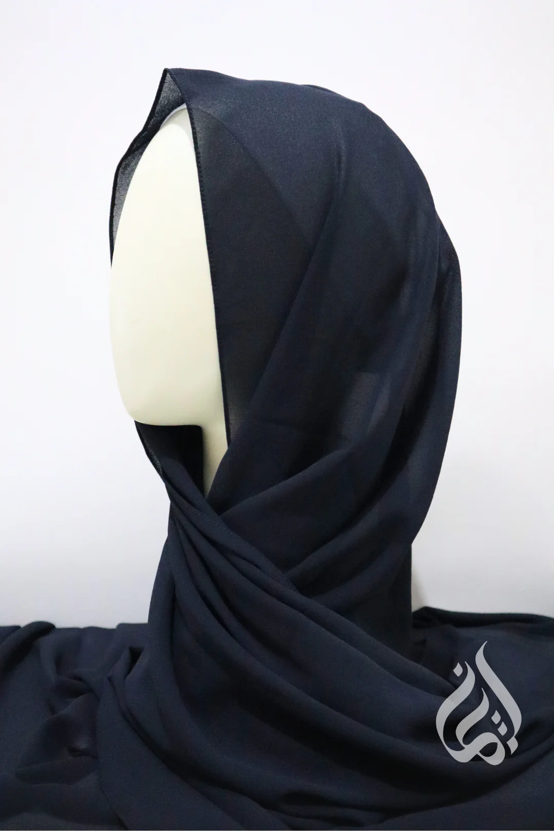 Chiffon Crepe Scarf - Rectangle (Monochrome) - Image 10