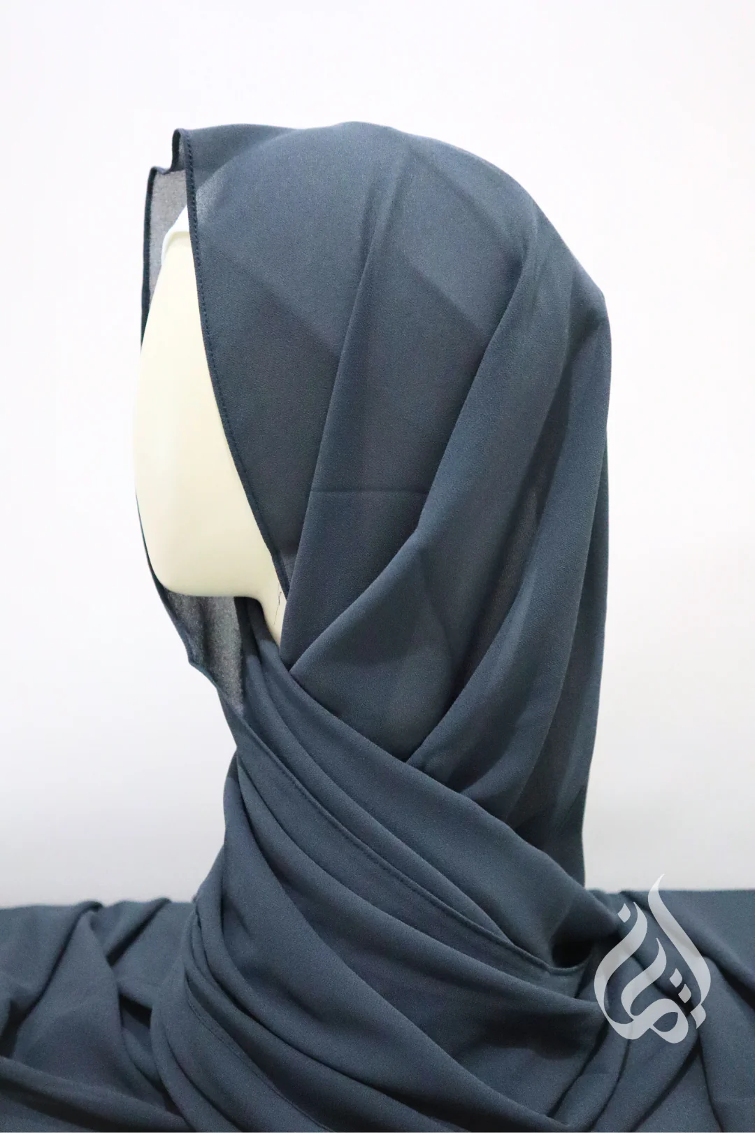 Chiffon Crepe Scarf - Rectangle (Monochrome) - Image 2