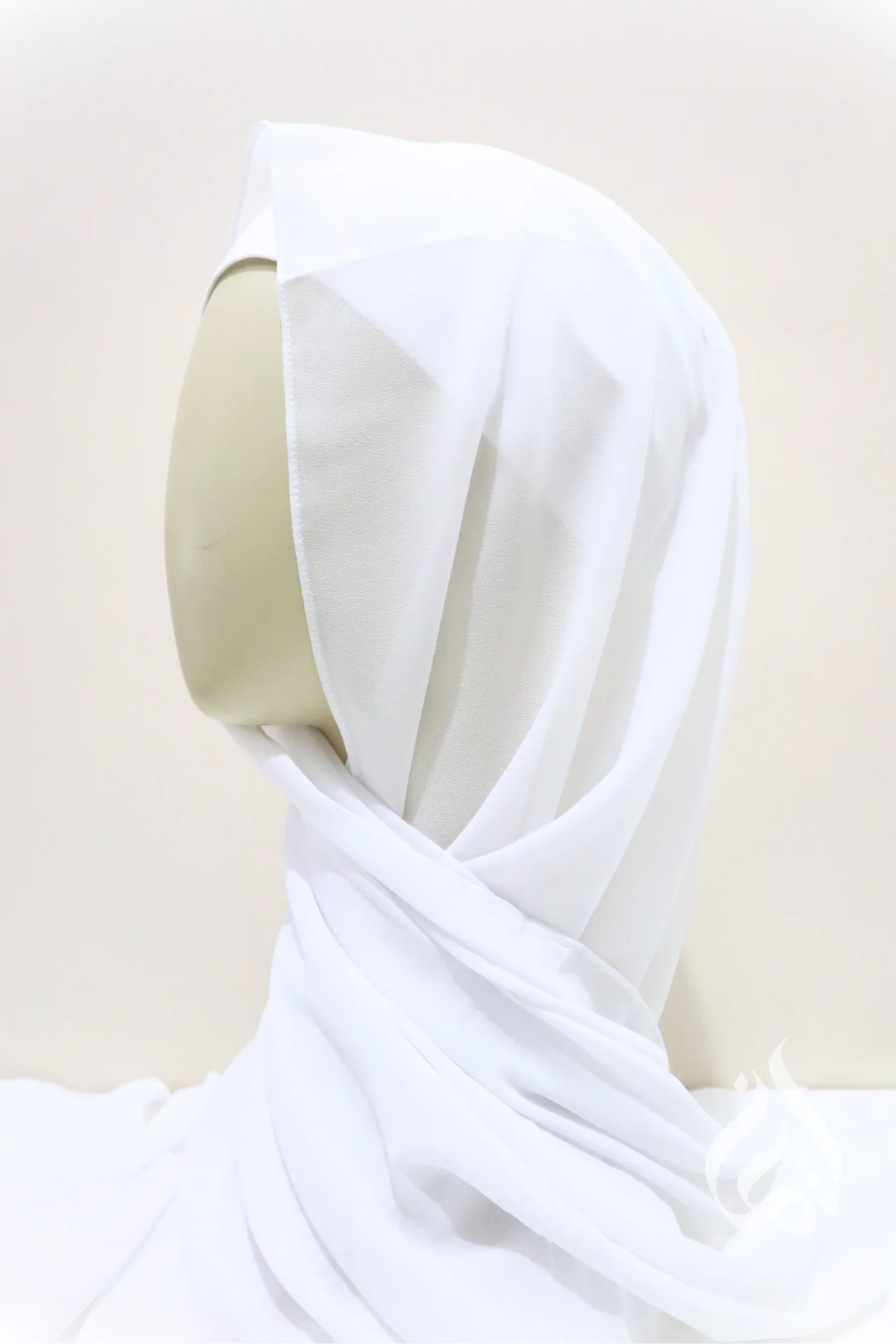 Chiffon Crepe Scarf - Rectangle (Monochrome) - Image 4
