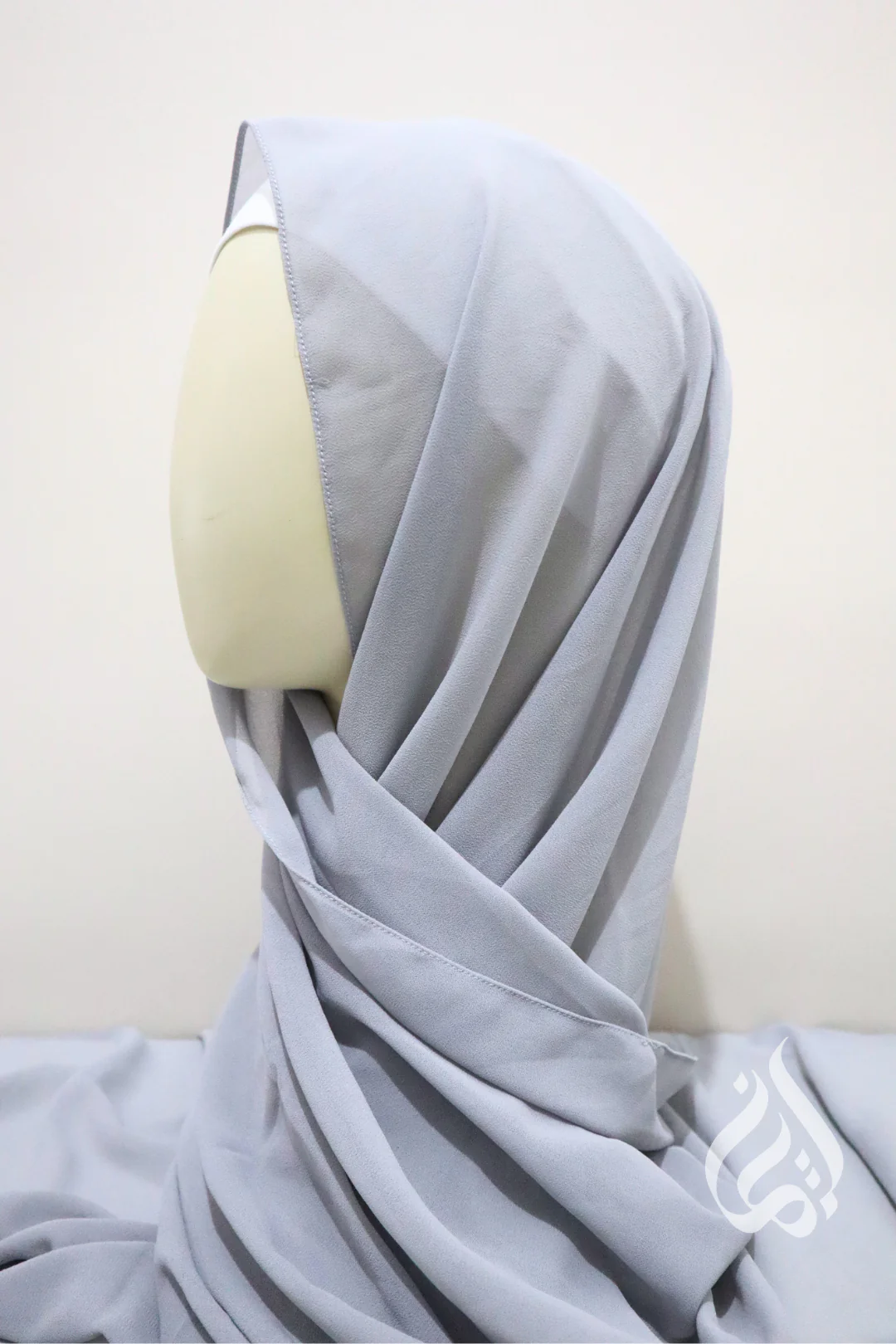 Chiffon Crepe Scarf - Rectangle (Monochrome) - Image 6