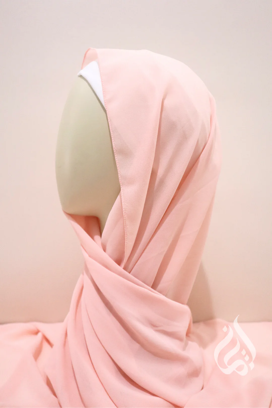 Chiffon Crepe Scarf - Rectangle (Pinks & Nudes) - Image 5