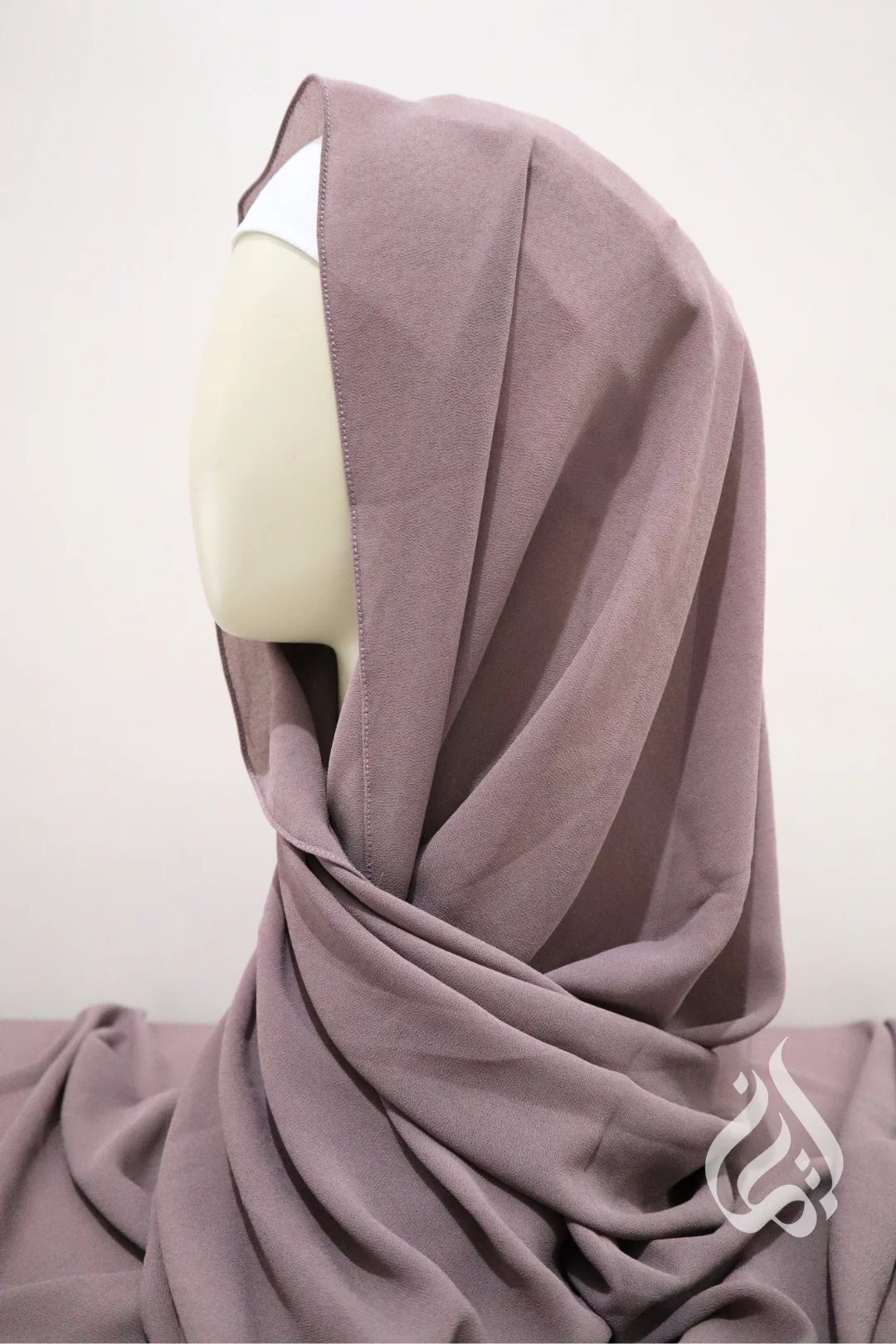 Chiffon Crepe Scarf - Rectangle (Purples) - Image 11