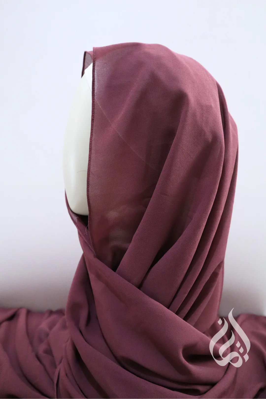 Chiffon Crepe Scarf - Rectangle (Purples) - Image 4