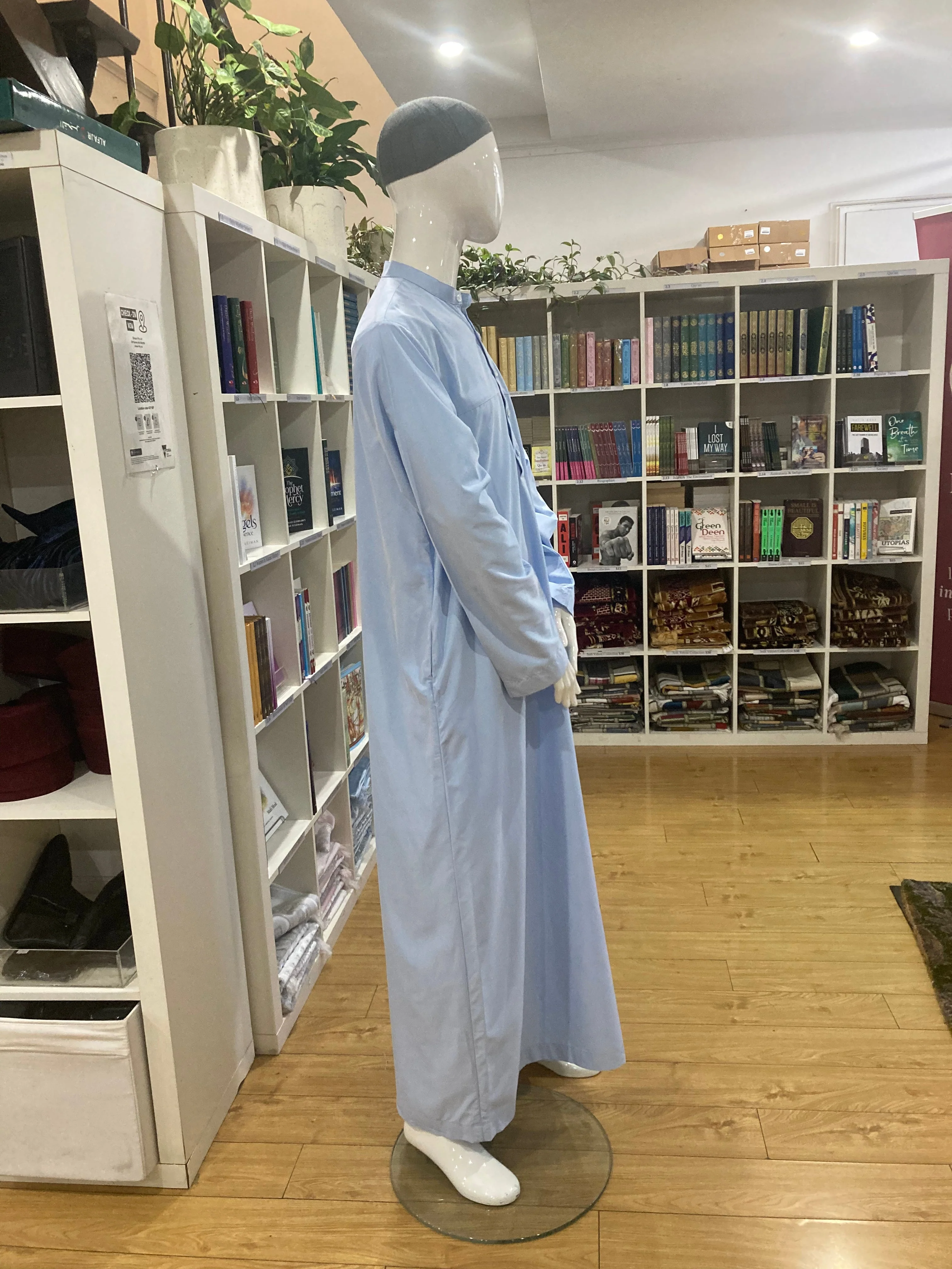 Classic Thowb - Light Blue - Image 2