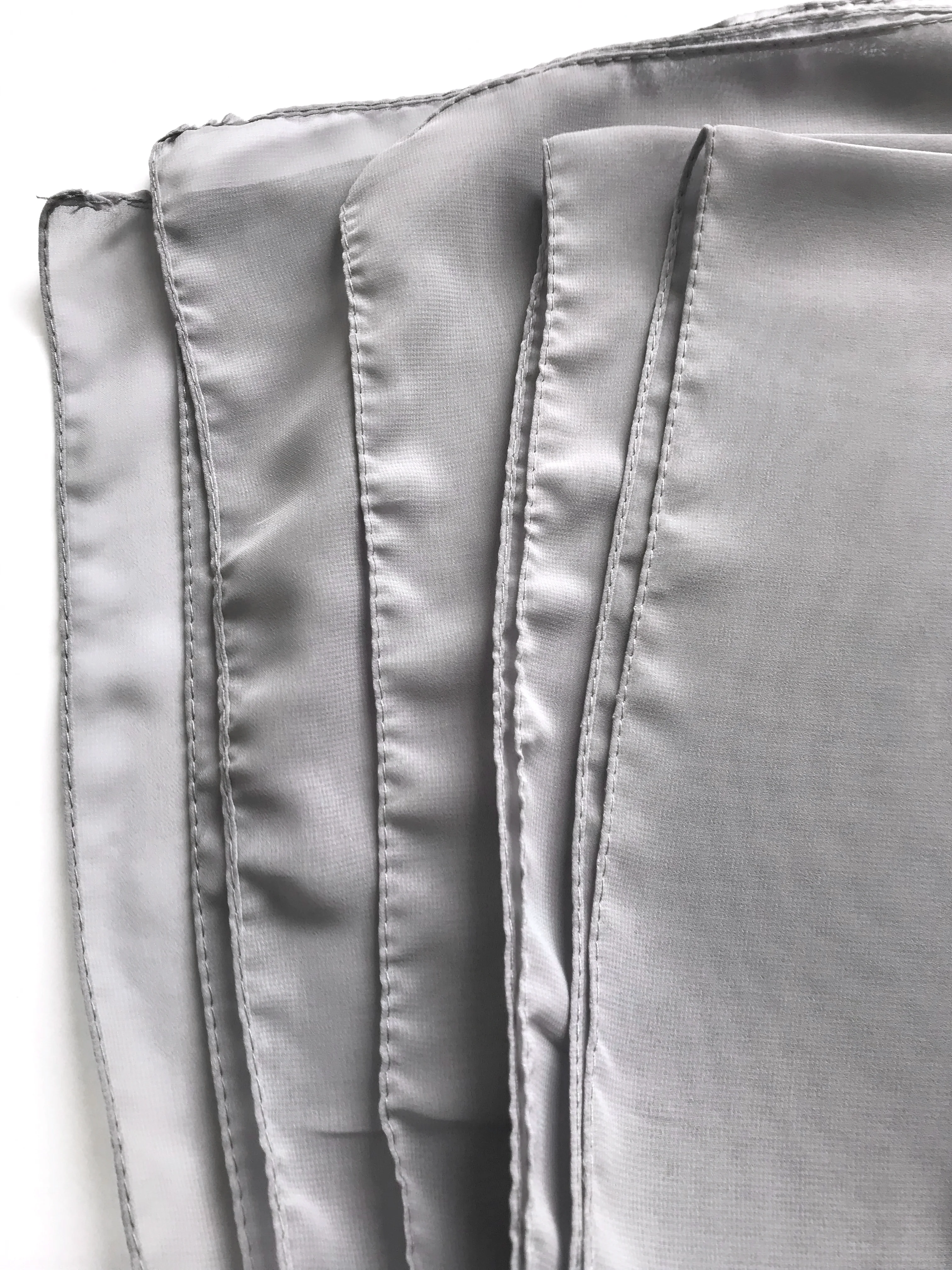Chiffon Scarf - Rectangle - Neutral Colours (2 for $25) - Image 4
