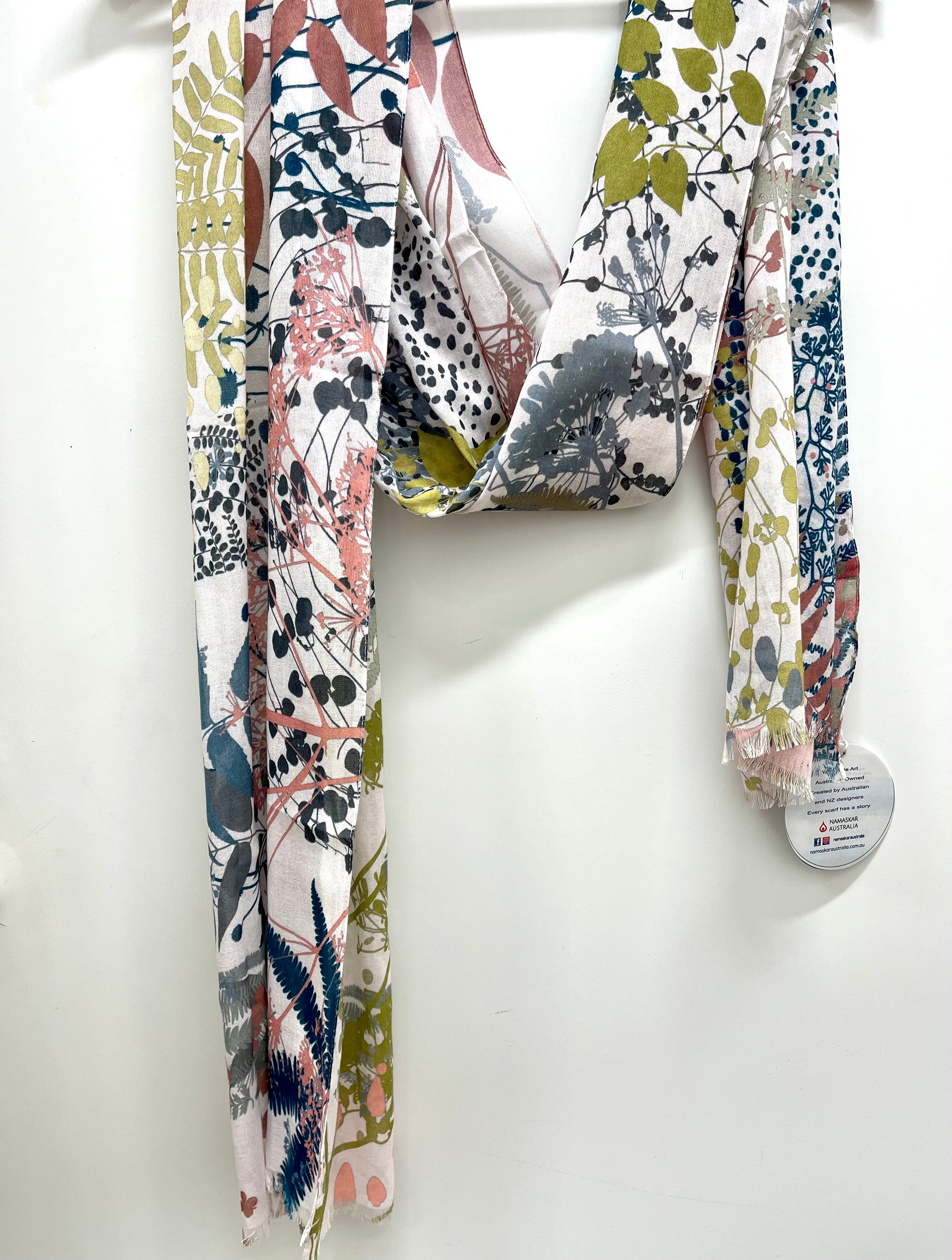 Cotton Modal Scarf - Patterned - Image 11