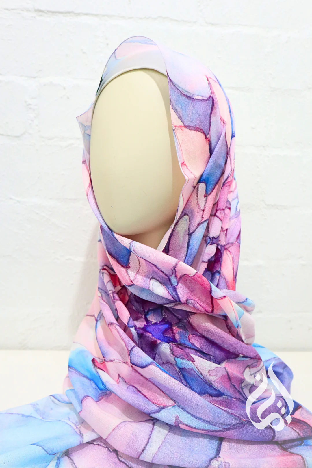 Cotton Modal Scarf - Patterned - Image 12