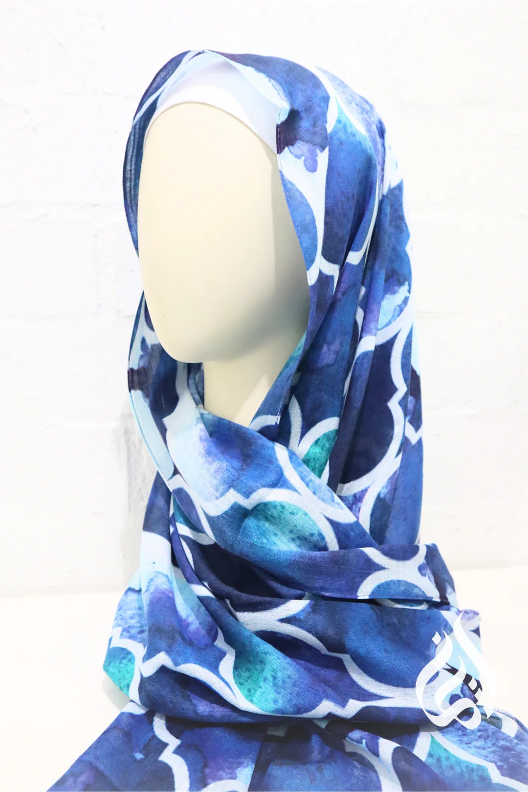 Cotton Modal Scarf - Patterned - Image 2