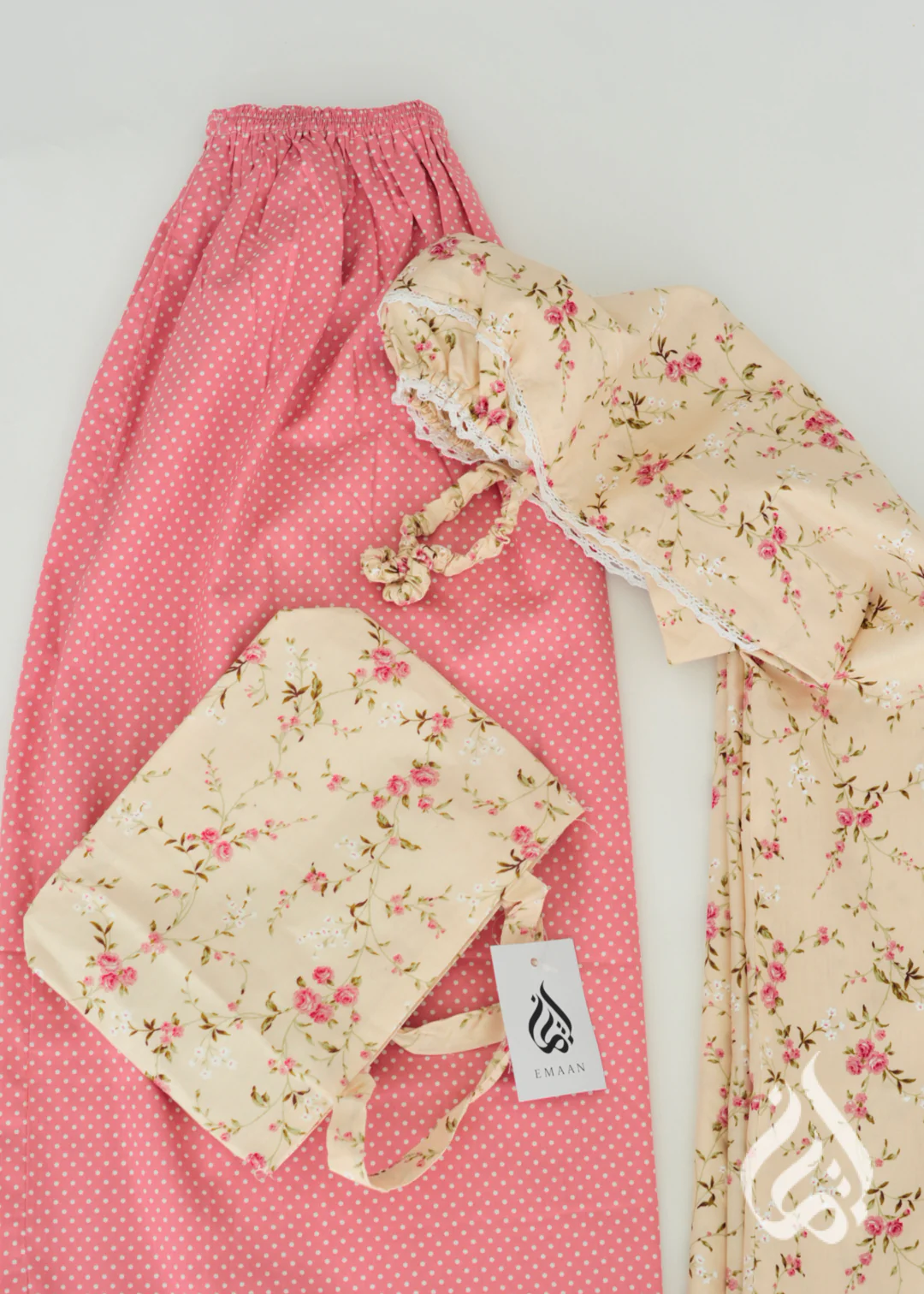 Cotton Prayer Outfit for Girls - Small - Image 12