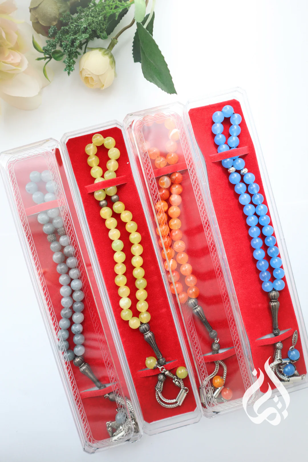 Glass Thikr Beads (33) in Gift Box