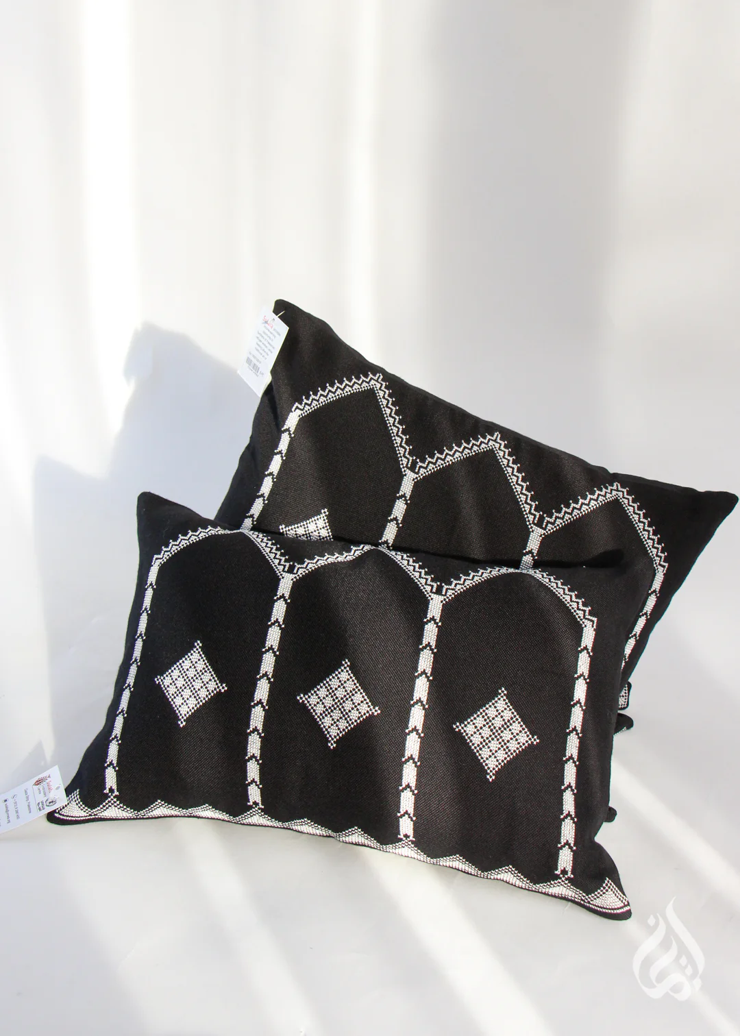 Jerusalem Gates Cushion by Sulafa- Made in Palestine - Image 5