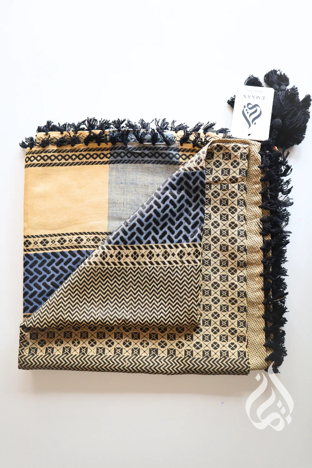 Kufiyeh Scarf (Multicoloured) - Geometric Patterns - Image 6
