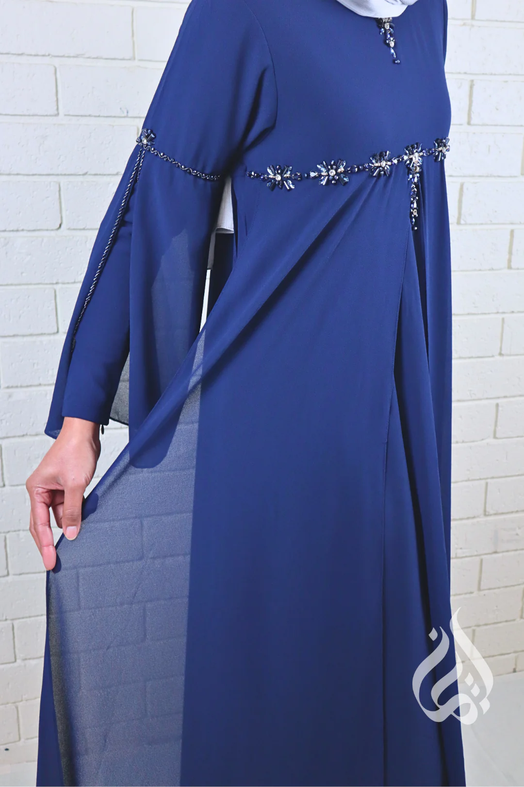 Layla Formal Dress - Navy Blue - Image 5