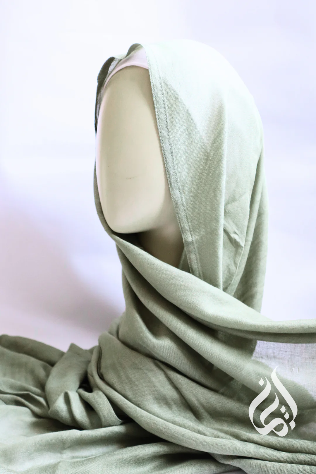 Modal Scarf Plain - Blues and Greens - Image 4