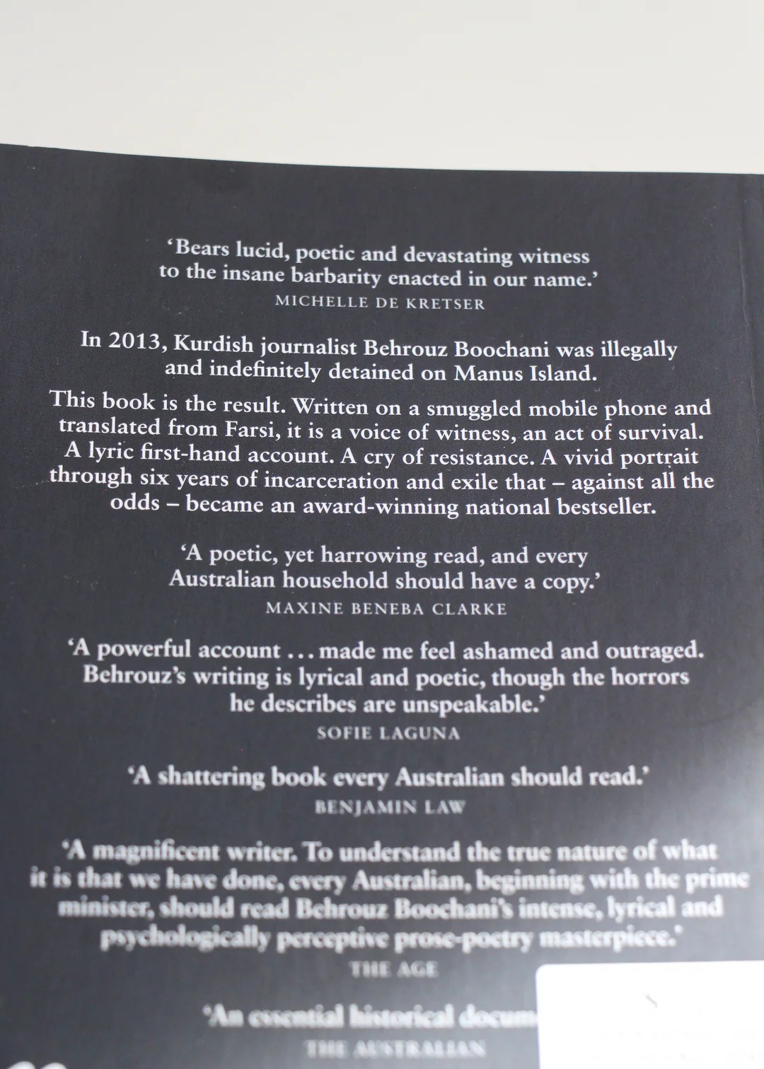 No Friend But The Mountains: Writing From Manus Prison by Behrouz Boochani - Image 4