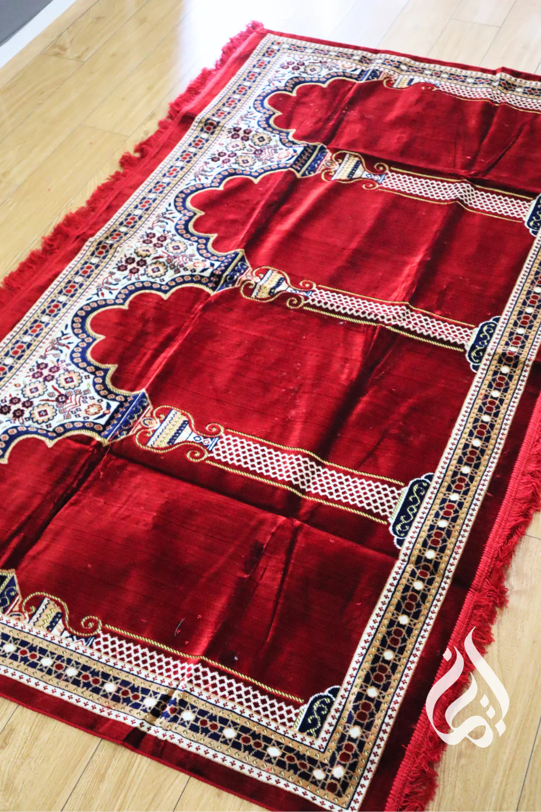 Prayer Mat - Multi fits 3-5 people (Red) - Image 9