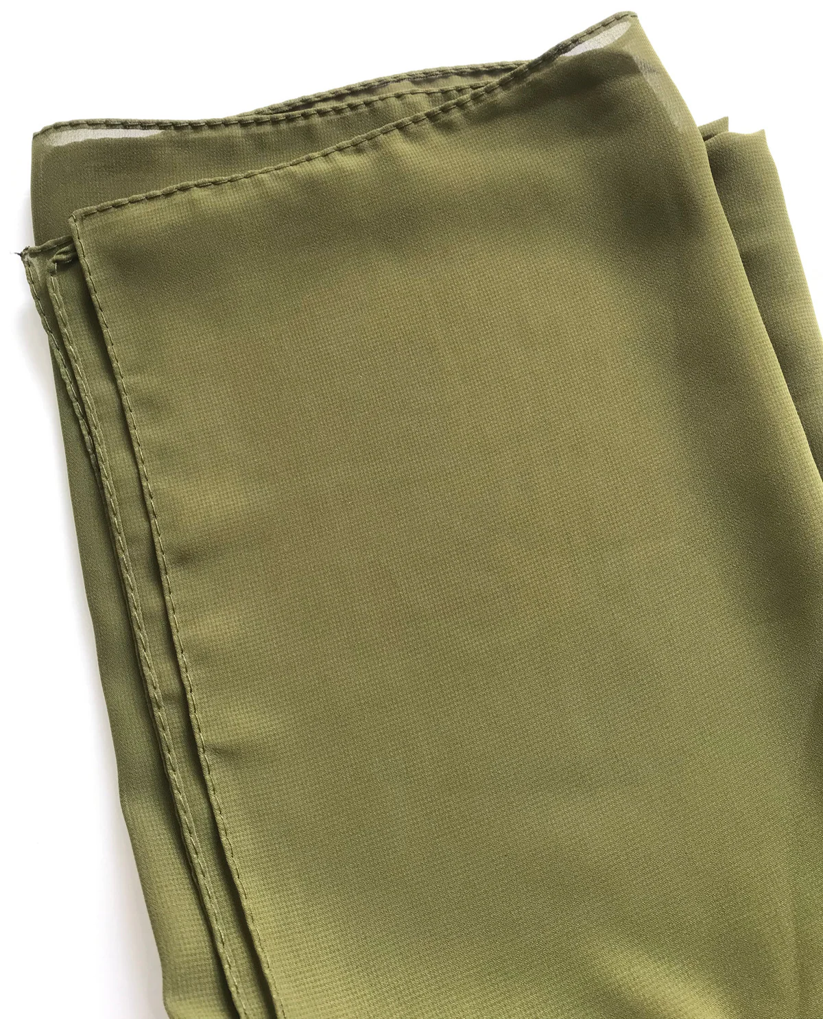 Chiffon Scarf - Rectangle - Greens (2 for $25) - Image 3