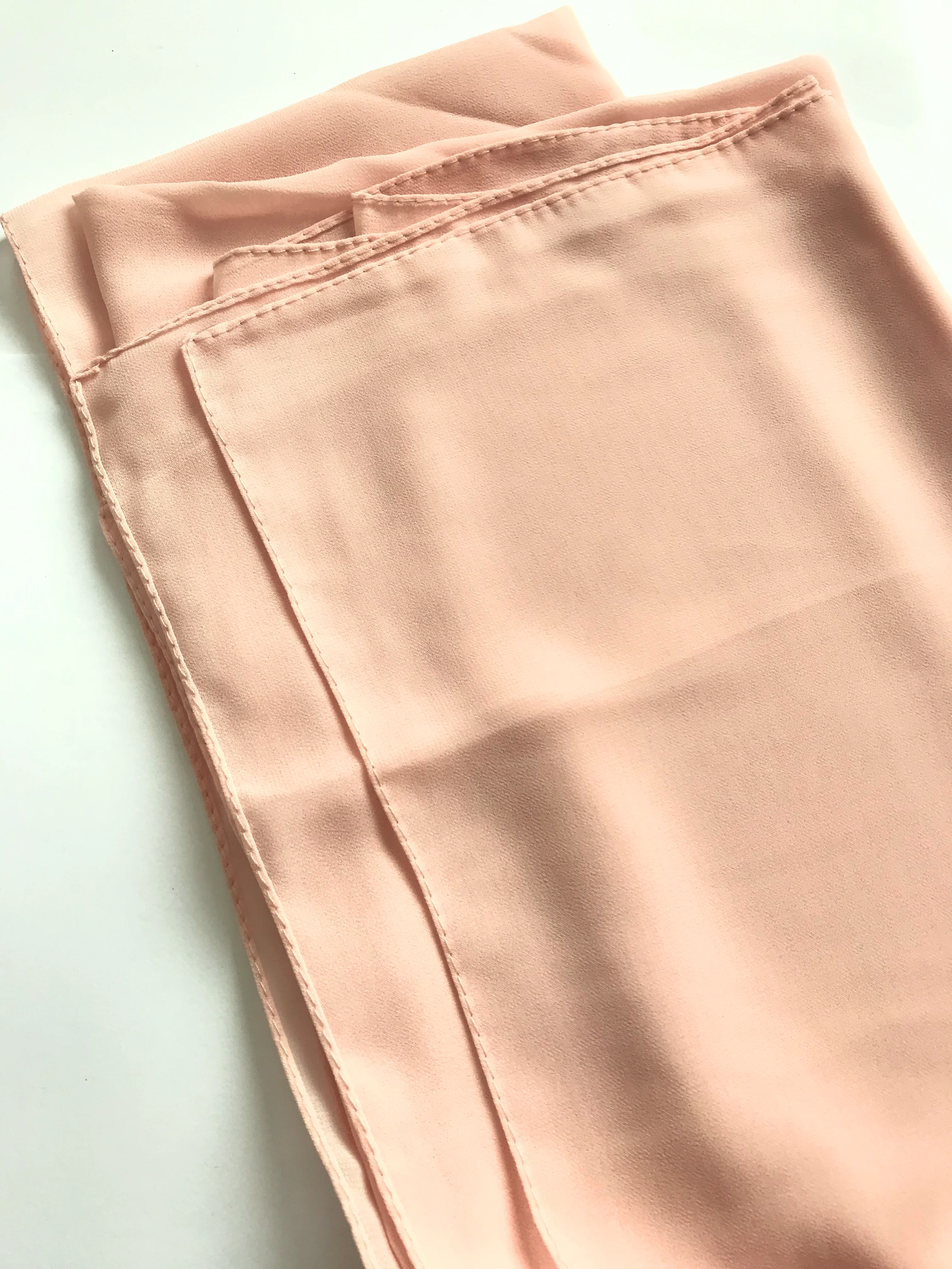 Chiffon Scarf - Rectangle - Light Pinks & Apricot (2 for $25) - Image 4