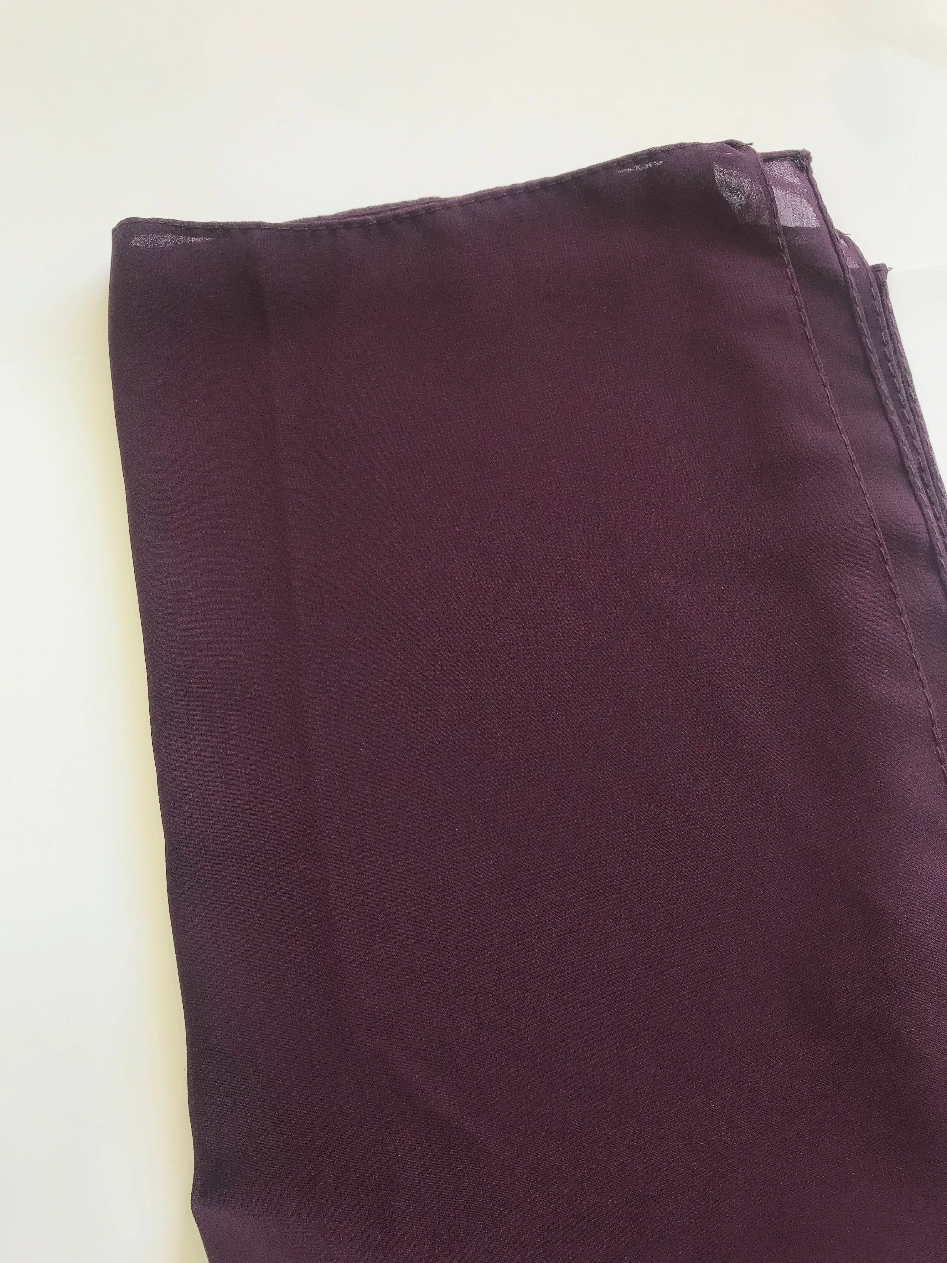 Chiffon Scarf - Rectangle - Purples (2 for $25) - Image 3