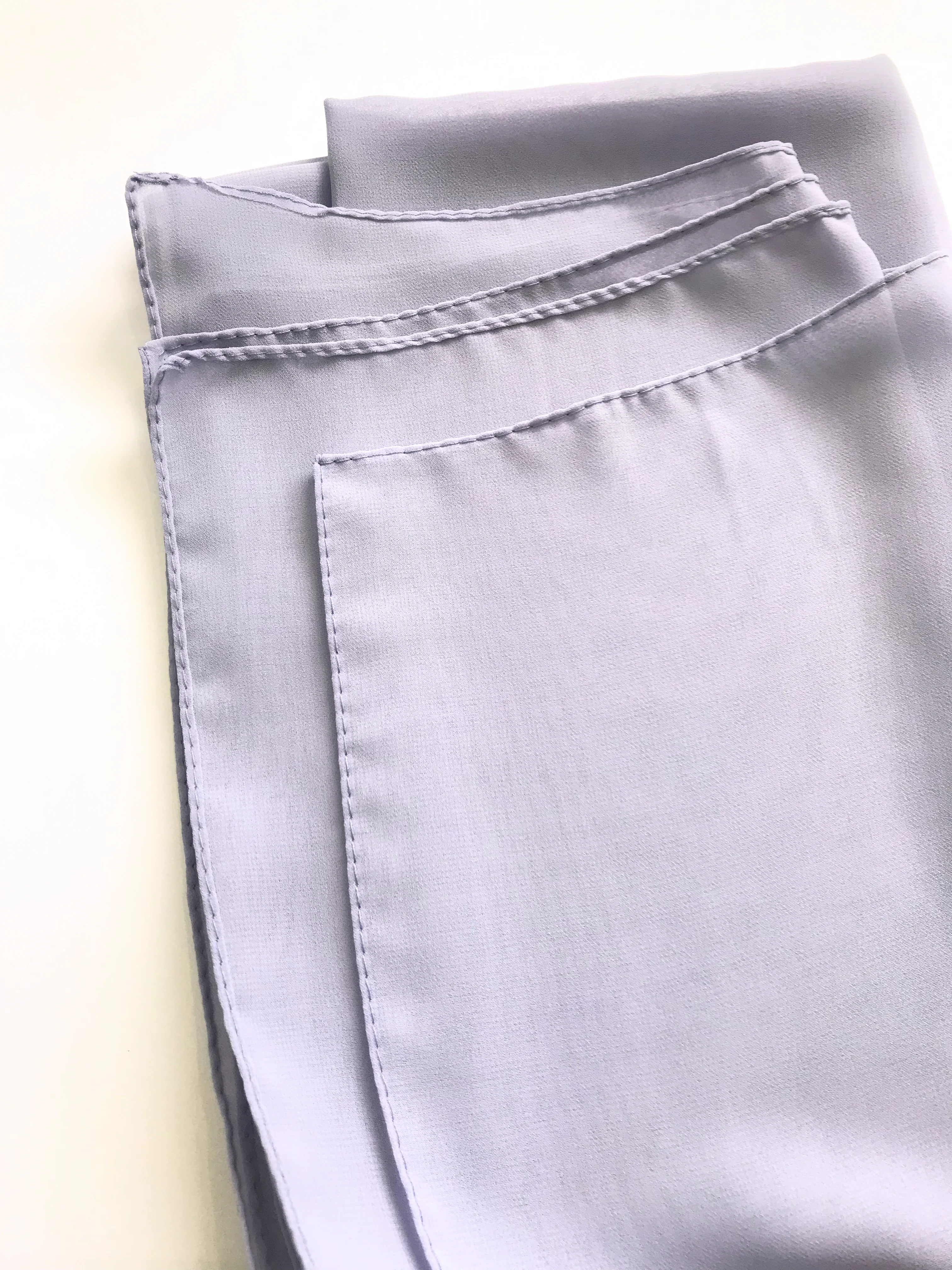 Chiffon Scarf - Rectangle - Purples (2 for $25) - Image 4