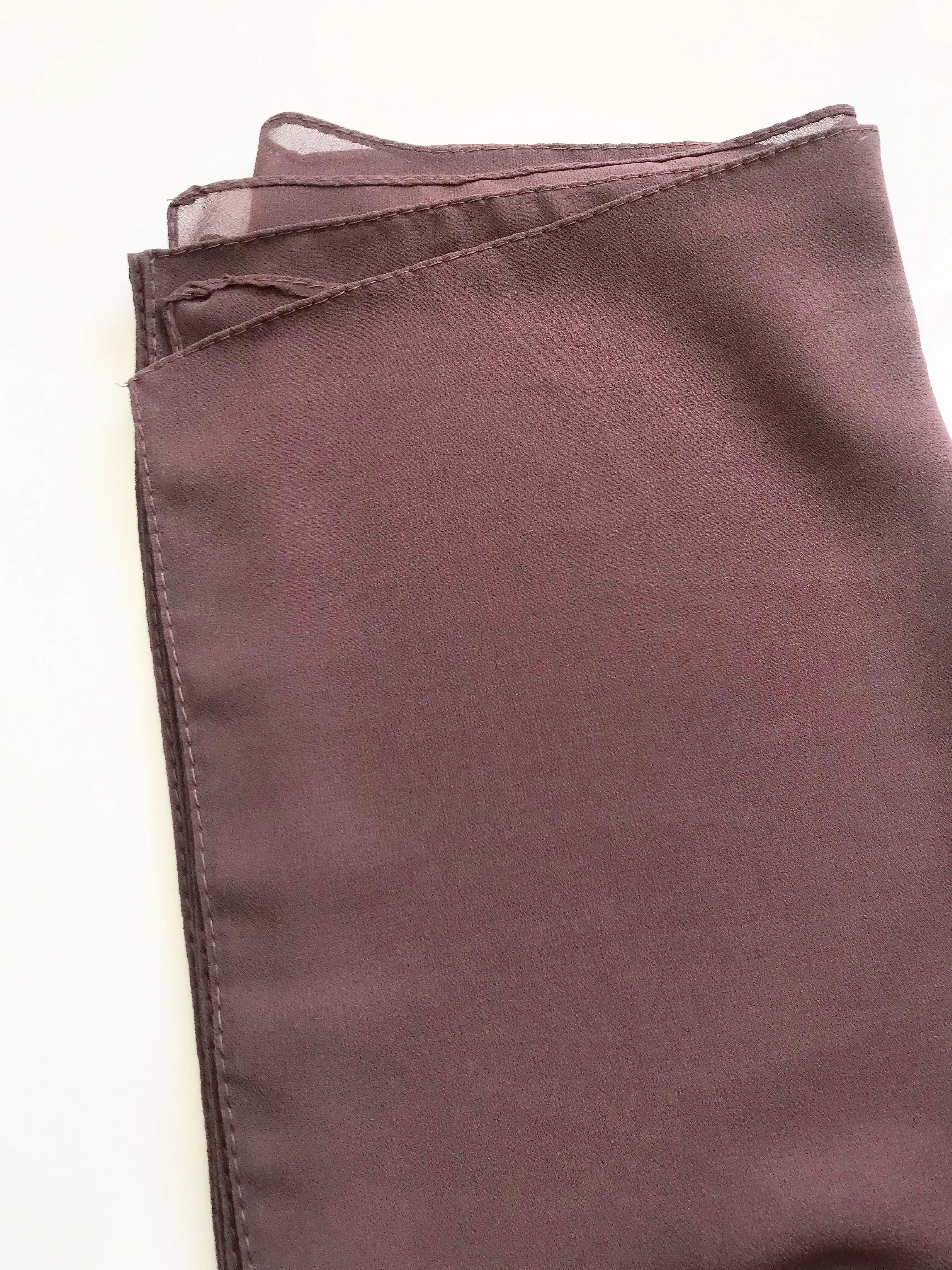 Chiffon Scarf - Rectangle - Purples (2 for $25) - Image 7