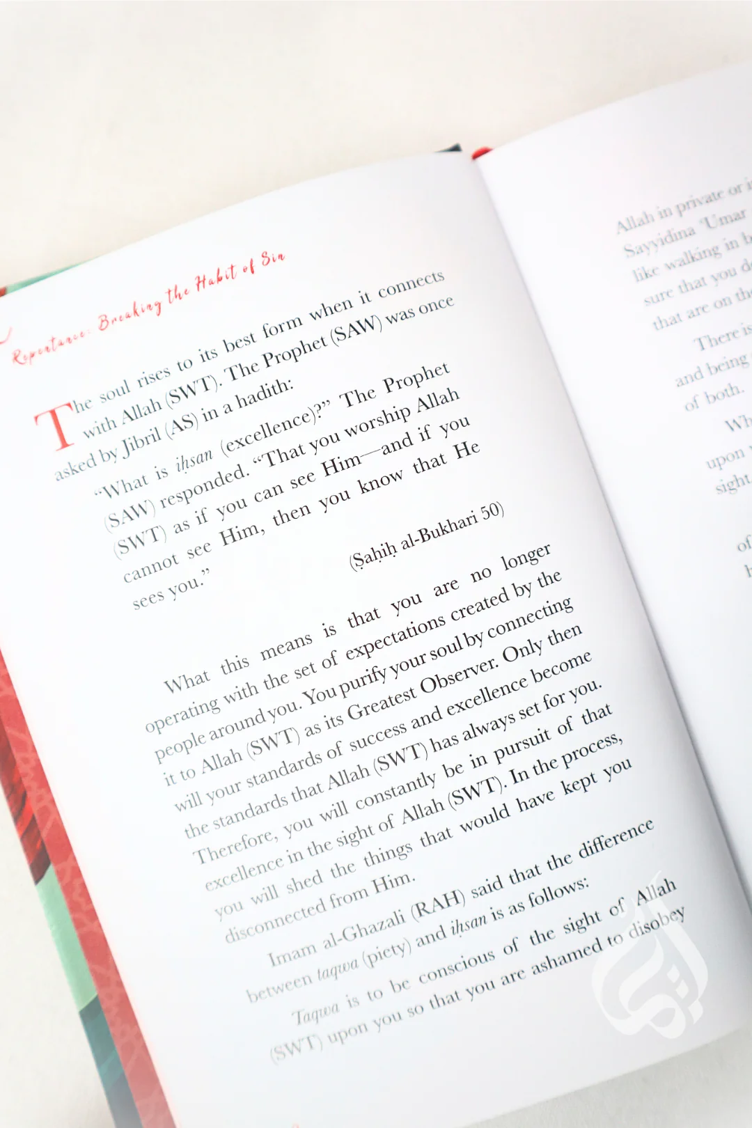 Repentance: Breaking the Habit of Sin by Omar Suleiman (New Hardcover Edition) - Image 3