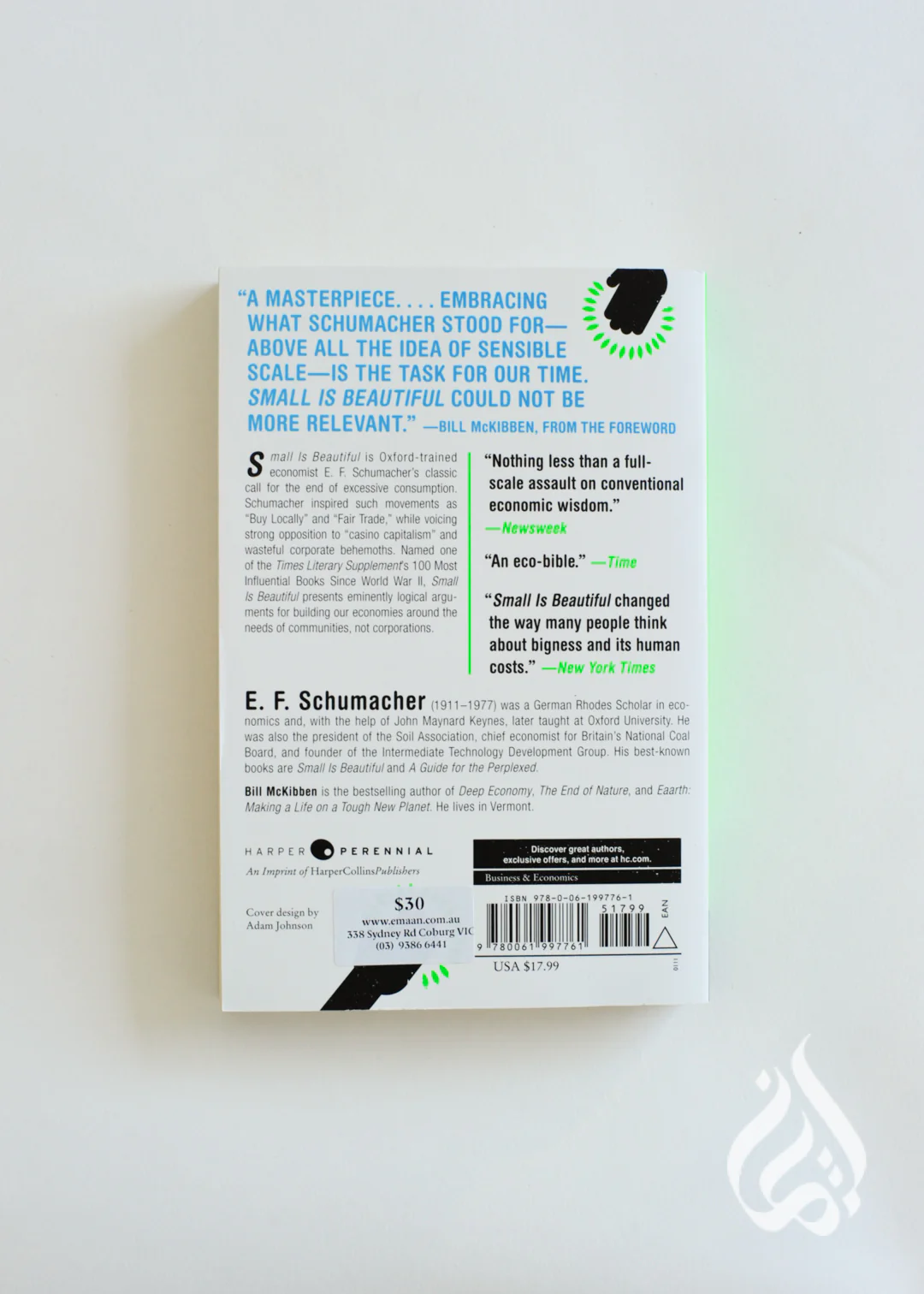Small is Beautiful - Economics as if people Mattered by E. F. Schumacher (Harper Perennial Modern Thought) - Image 6