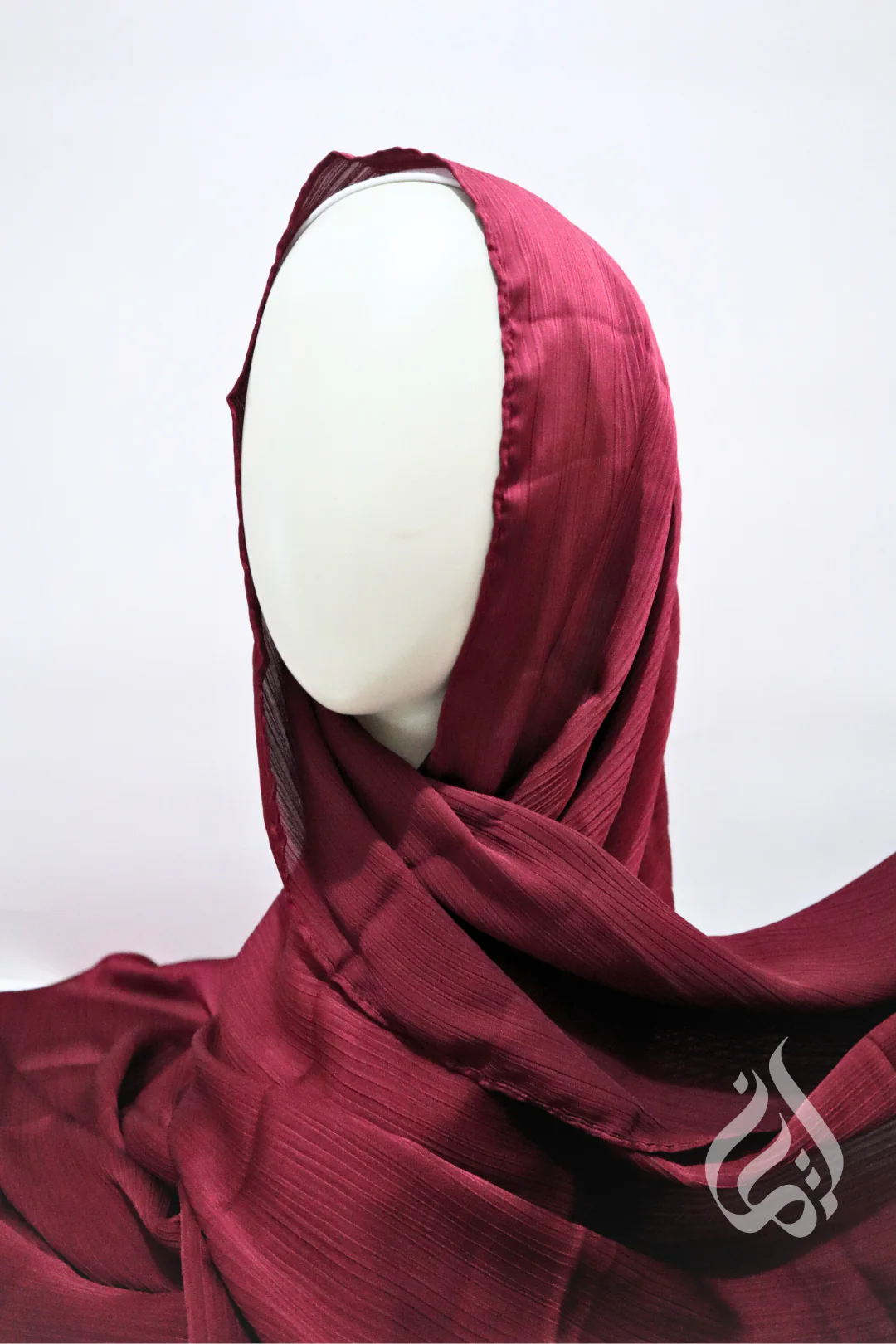 Textured Satin Scarf - Image 12