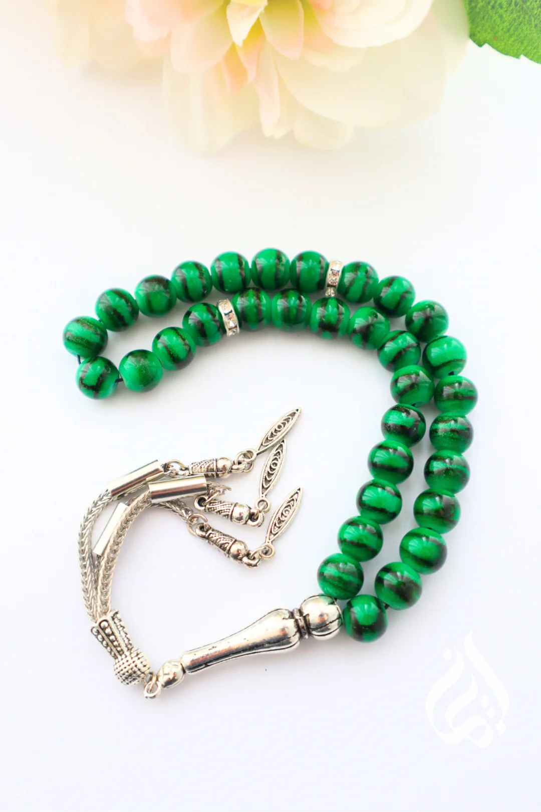 Thikr Beads (33) with Silver Tassel - Image 4