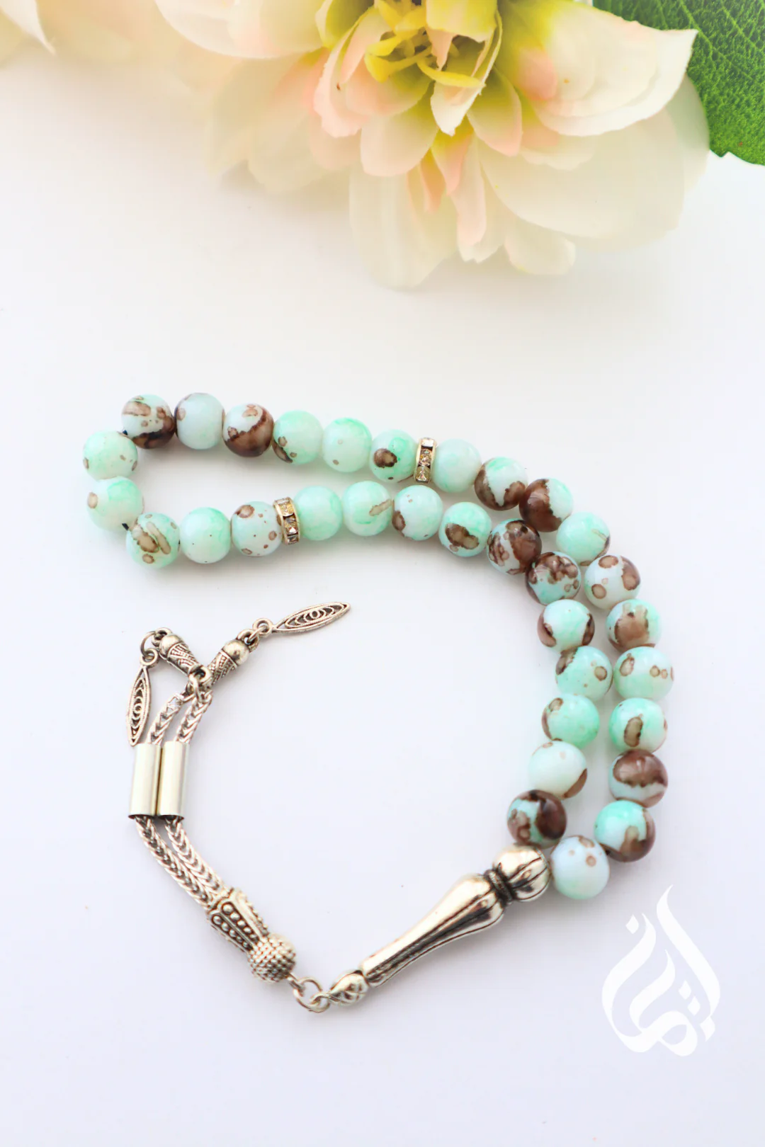 Thikr Beads (33) with Silver Tassel - Image 5